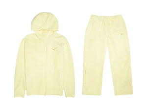 Nik x NOCTV Tech Fleece - Ensemble sweat à capuche et pantalon de jogging Jaune S