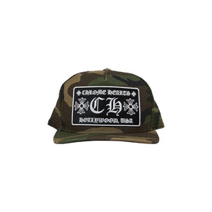 Casquette à broderies Chrome Hearts camouflage S
