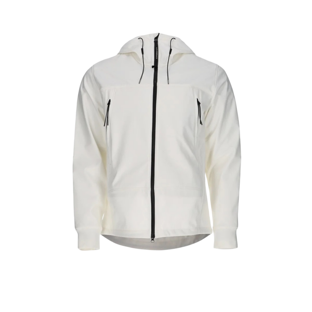 C.P. Company Veste Outerwear Short Jacket White zippé