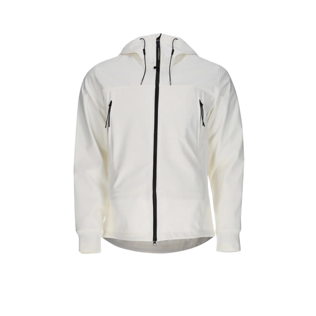 C.P. Company Veste Outerwear Short Jacket White zippé