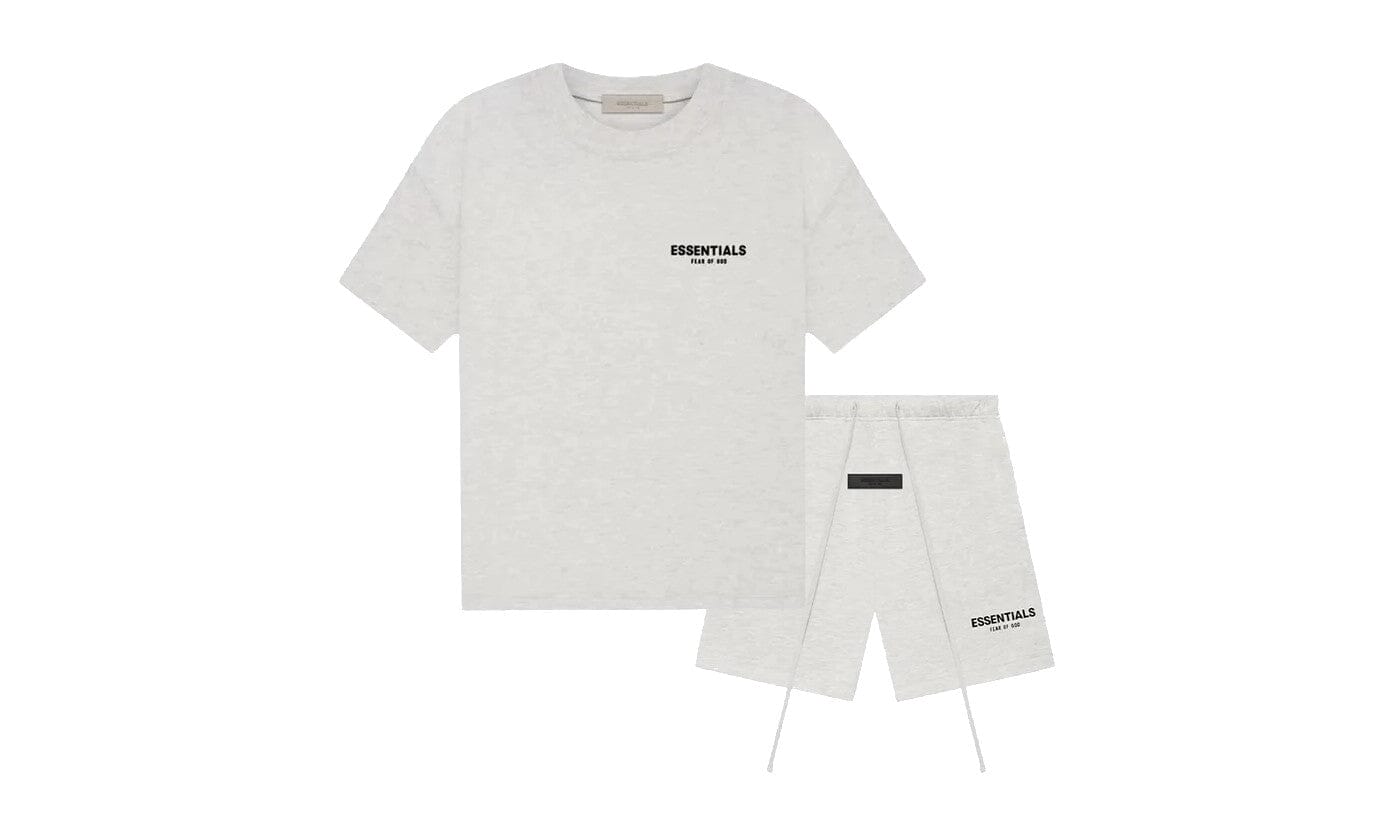 Ensemble essentials gris chiné très clair S