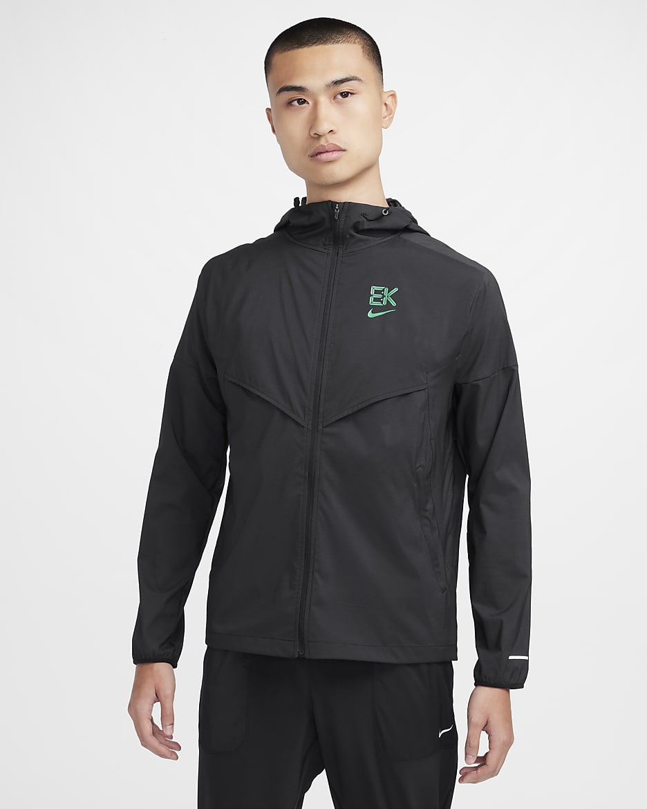 Veste de course Nik Repel Windrunner Noir