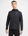Veste de course Nik Repel Windrunner Noir