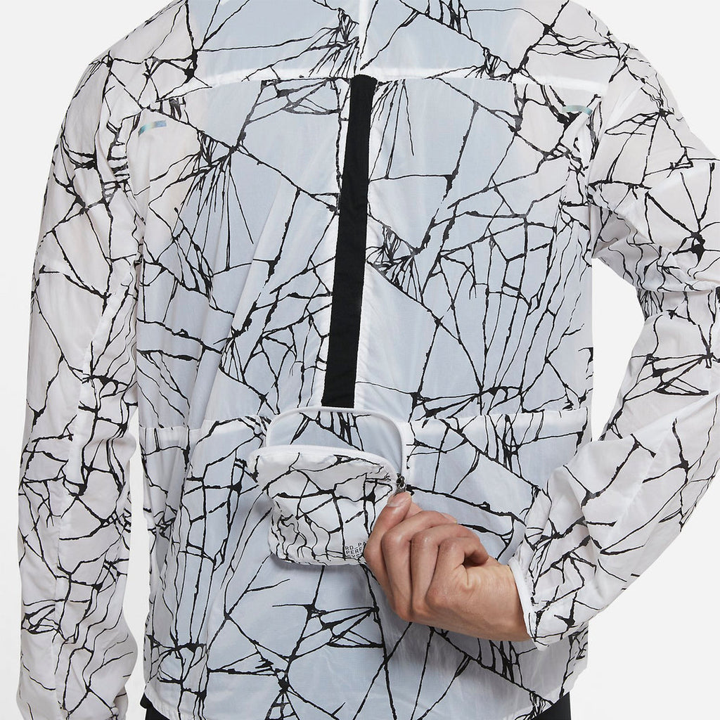 Veste de course Nike Run division Pinacle Blanc S