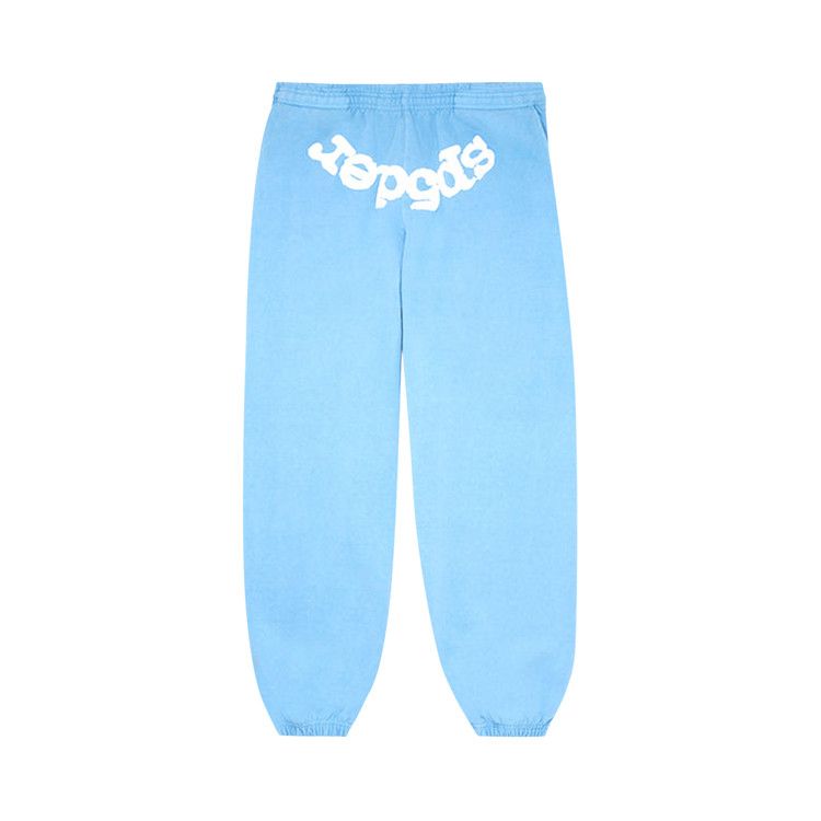 Pantalon de survêtement classique Sp5der Bleu ciel S