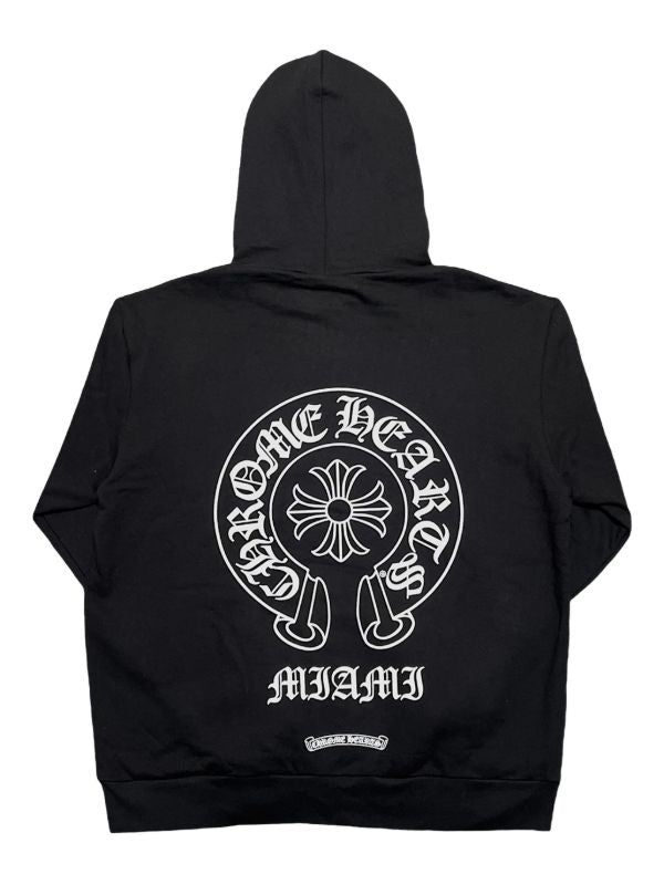 Hoodie Black Chrome Hearts S