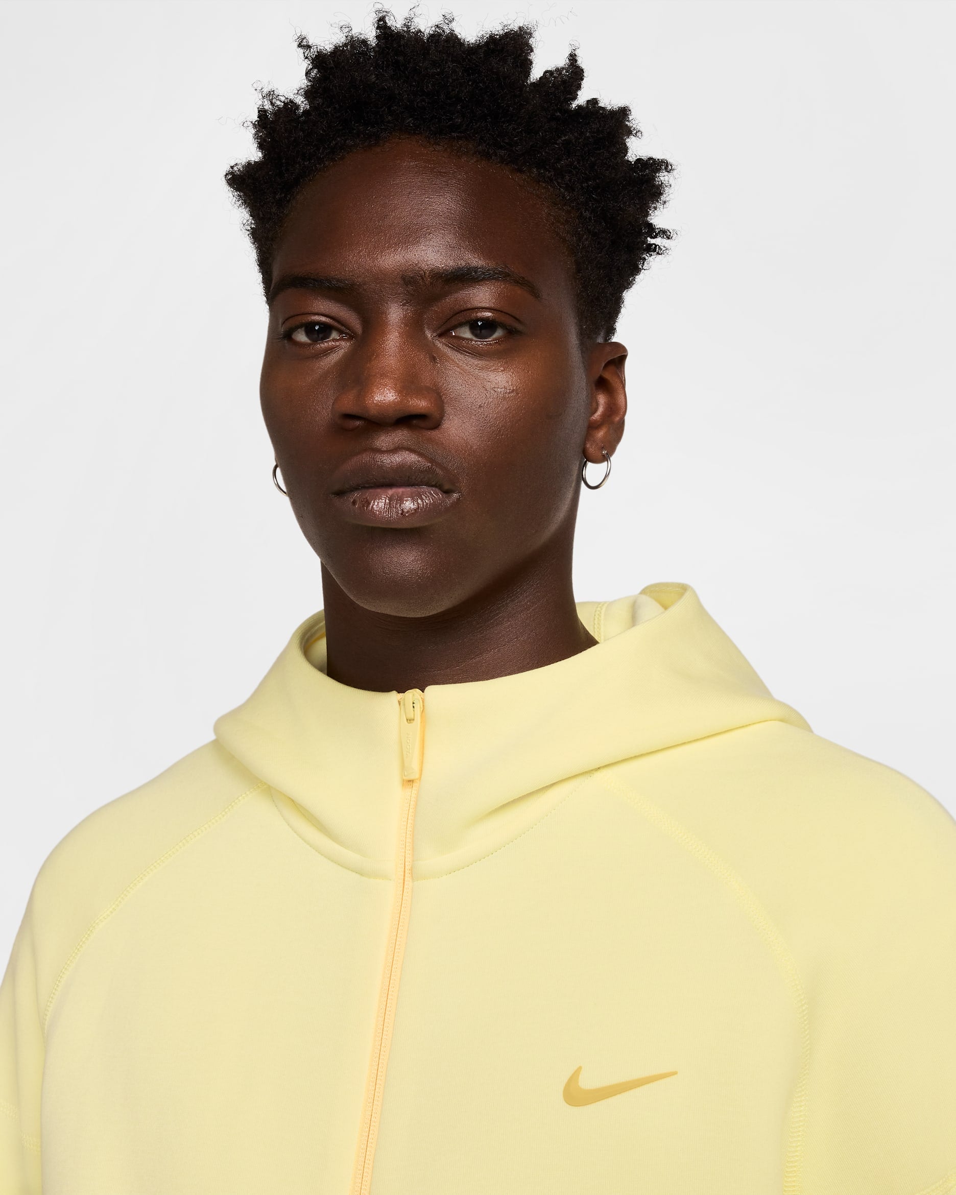 Nik x NOCTV Tech Fleece - Ensemble sweat à capuche et pantalon de jogging Jaune S