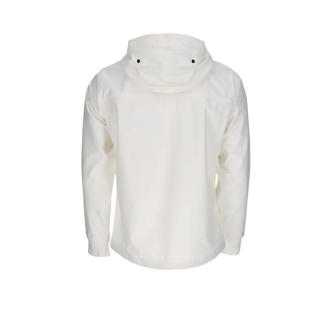 C.P. Company Veste Outerwear Short Jacket White zippé