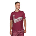 T-shirt Nik Dri-FIT Running Division "Skeleton Bone Swoosh" rouge S