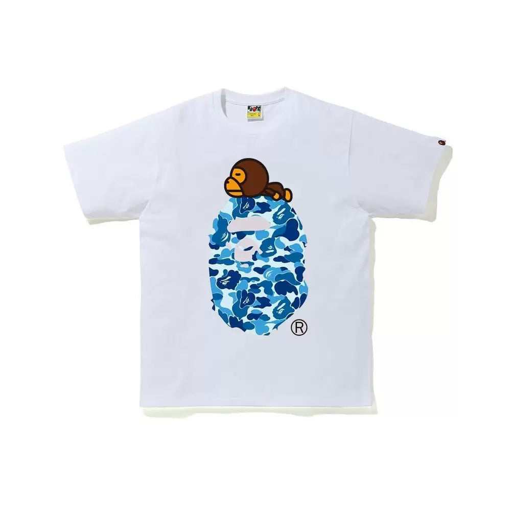 T-shirt Bvpe bleu ciel, azur camo S