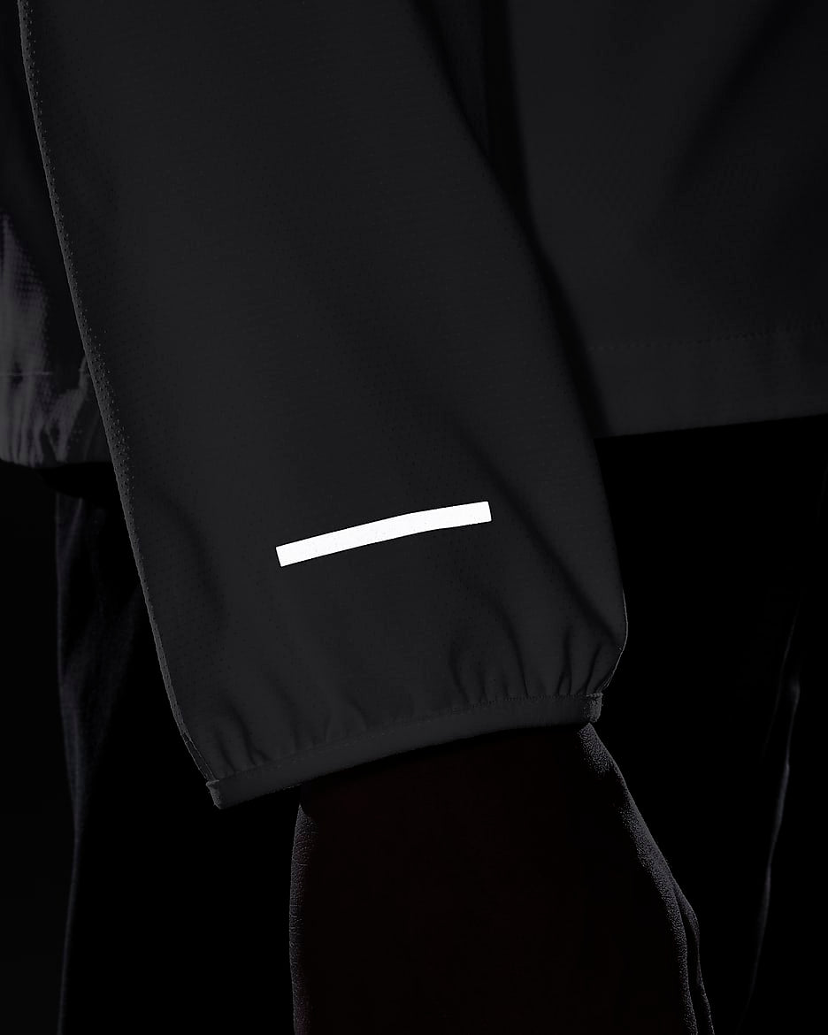 Veste de course Nik Repel Windrunner Blanc