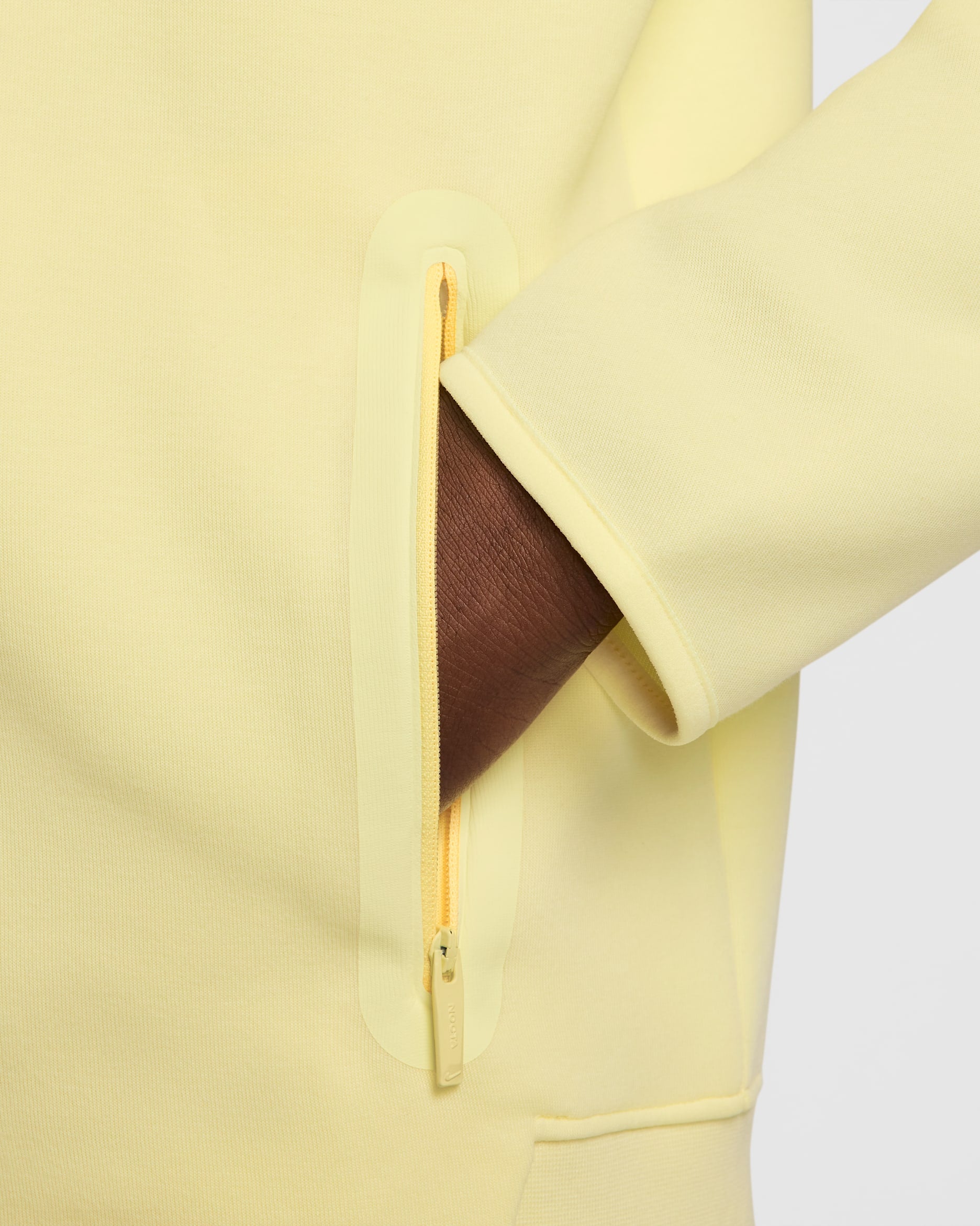 Nik x NOCTV Tech Fleece - Ensemble sweat à capuche et pantalon de jogging Jaune S