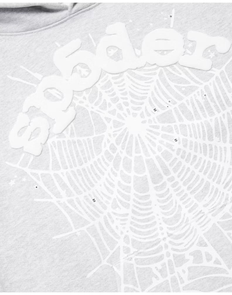 Sweat à capuche Web OG Sp5der
Gris chiné S