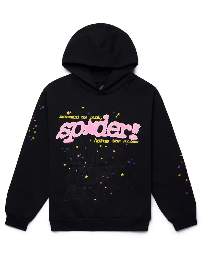 Sweat à capuche Sp5der P*NK V2 Noir S