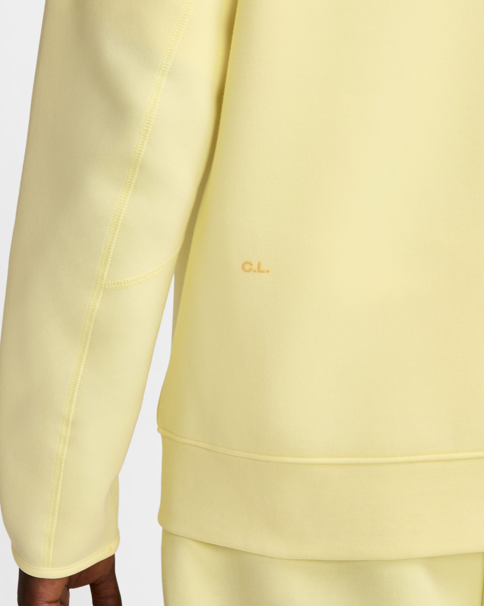 Nik x NOCTV Tech Fleece - Ensemble sweat à capuche et pantalon de jogging Jaune S