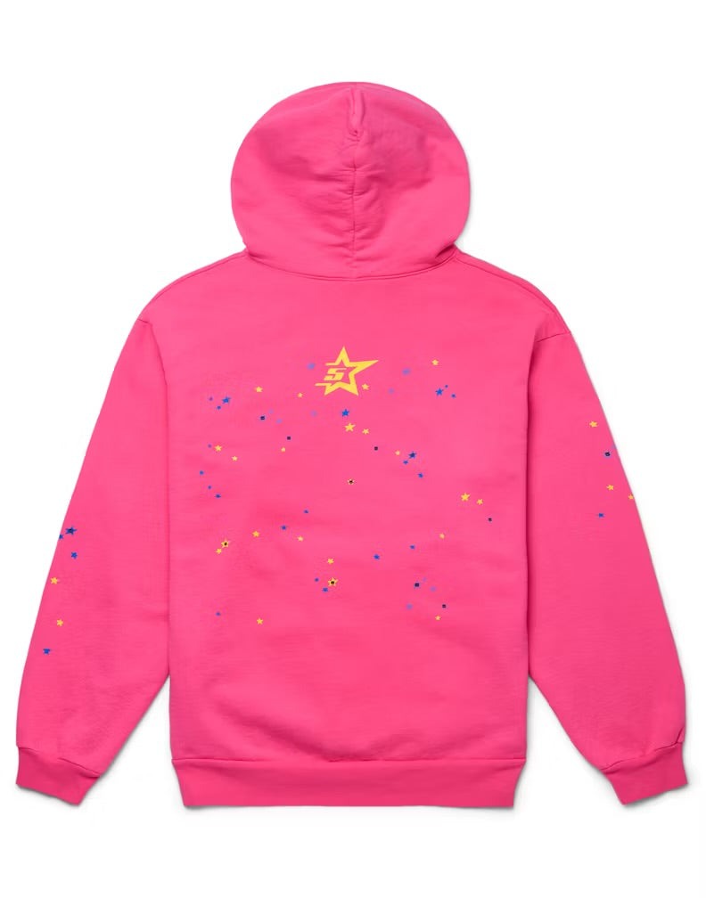 Sweat à capuche Sp5der P*NK Rose S
