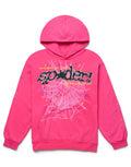 Sweat à capuche Sp5der P*NK Rose S