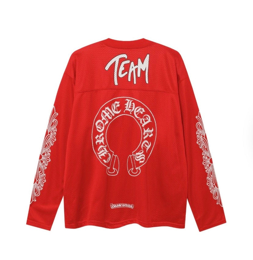 Chrome Hearts t-shirt Stadium Scroll Rouge S