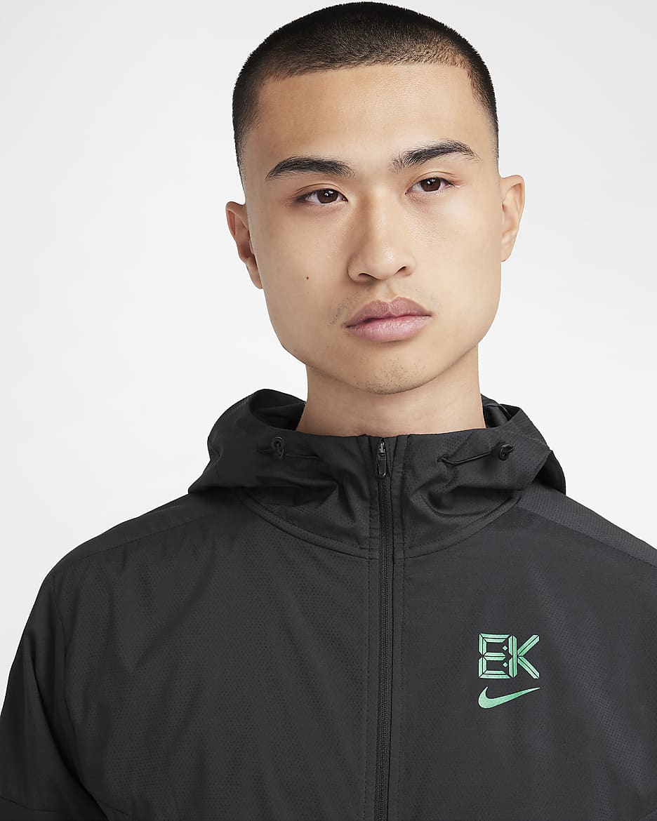 Veste de course Nik Repel Windrunner Noir