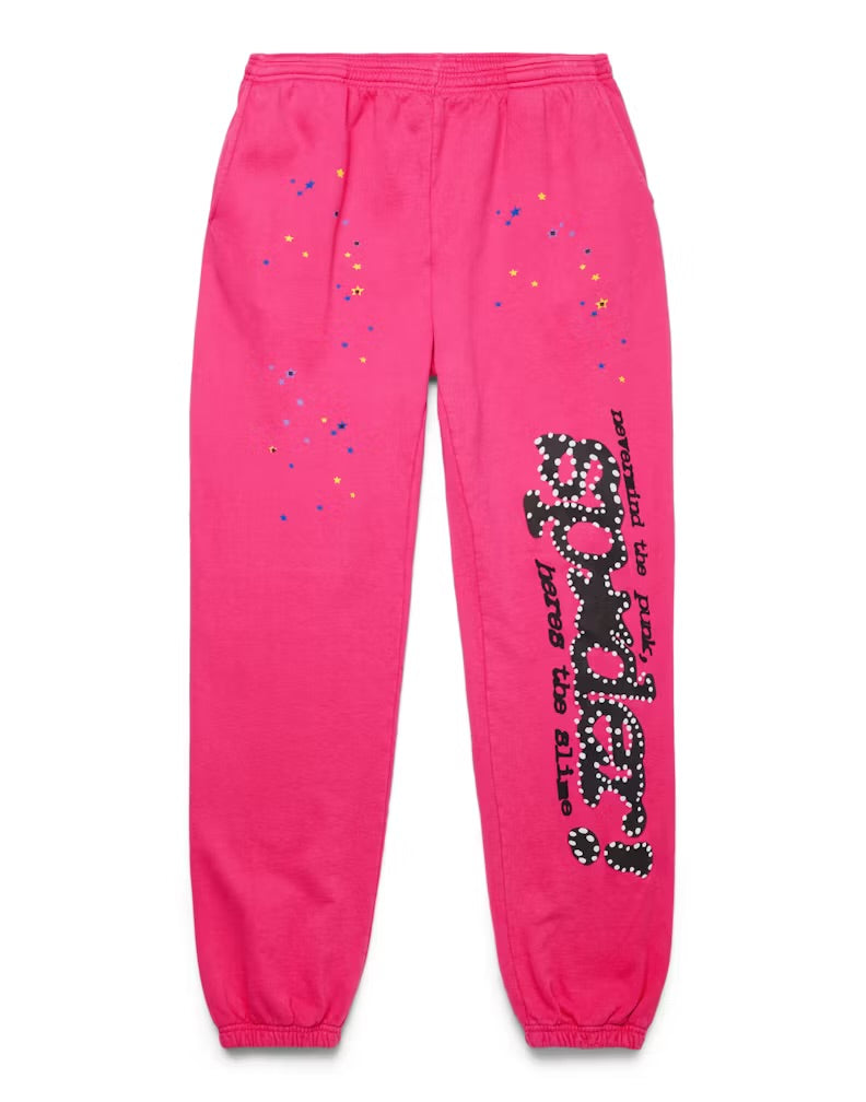 Pantalon de survêtement Sp5der P*NK V2 Rose S