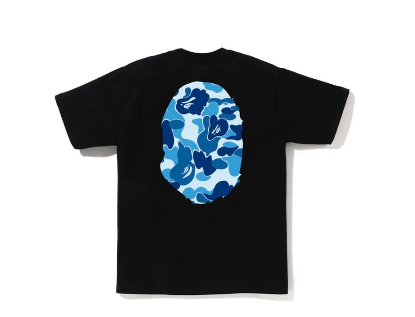 T-shirt Bvpe noir, bleu ciel camo S