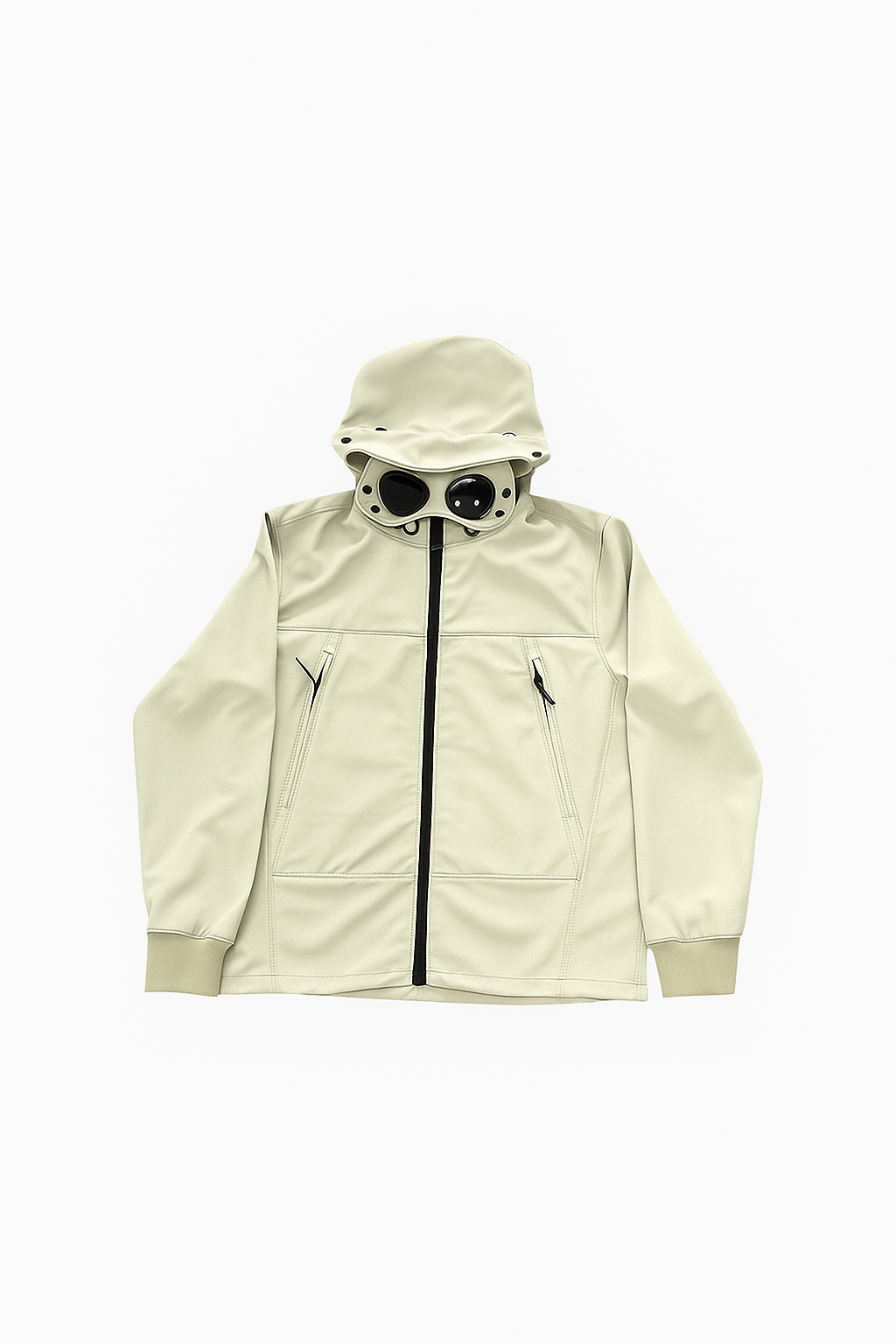 C.P. Company Veste Outerwear Short Jacket Color Pistache Zippé