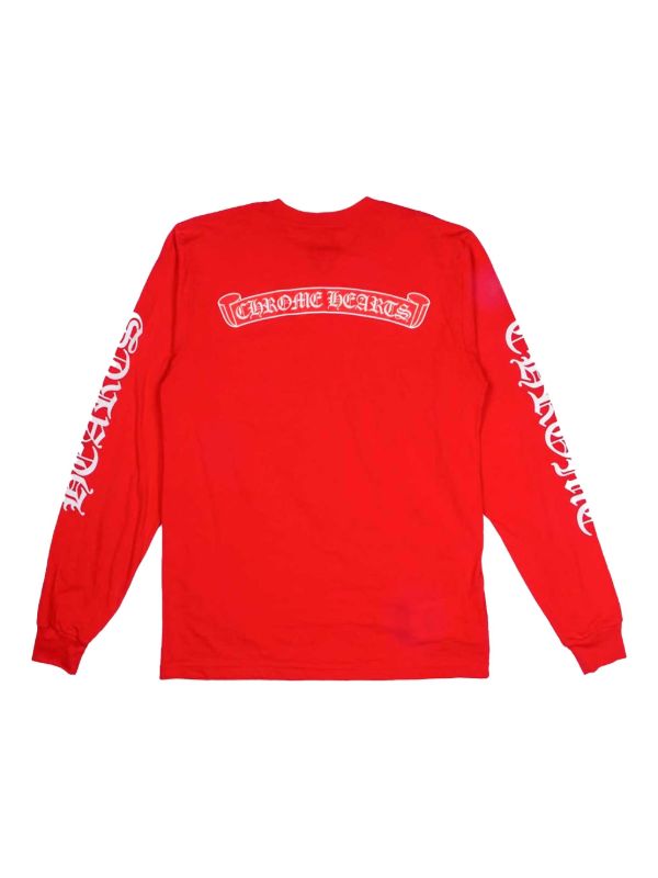 Chrome Hearts t-shirt Stadium Scroll Rouge S