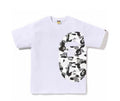 T-shirt Bvpe blanc, gris camo S
