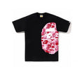 T-shirt bvpe noir, rose camo S