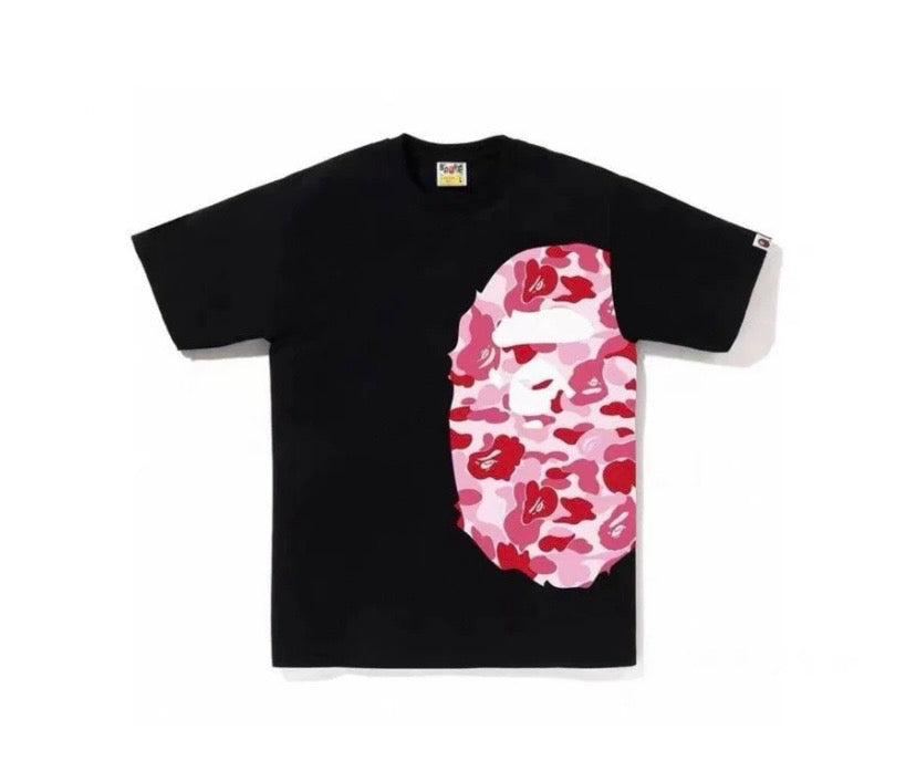 T-shirt bvpe noir, rose camo S