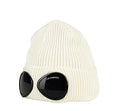 C.P. Company-Bonnet Merino Wool Google Beanie Color crème