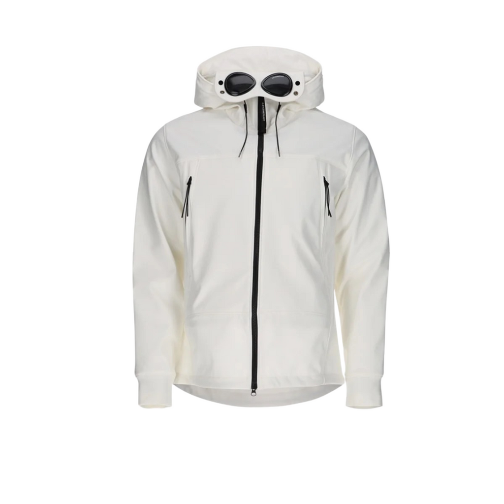 C.P. Company Veste Outerwear Short Jacket White zippé