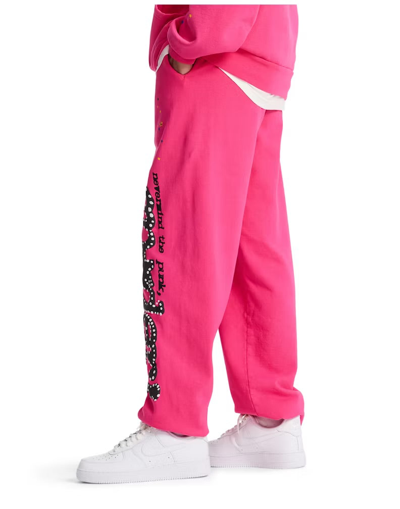 Pantalon de survêtement Sp5der P*NK V2 Rose S