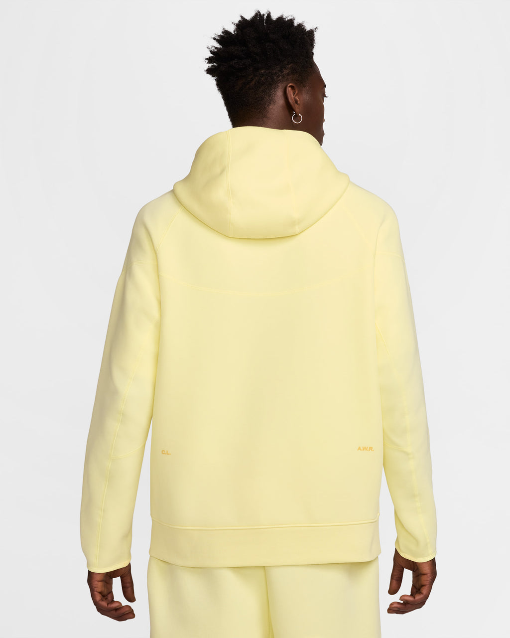 Nik x NOCTV Tech Fleece - Ensemble sweat à capuche et pantalon de jogging Jaune S