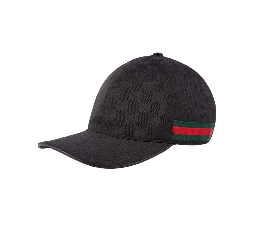 Casquette en toile GG avec détails bande web S