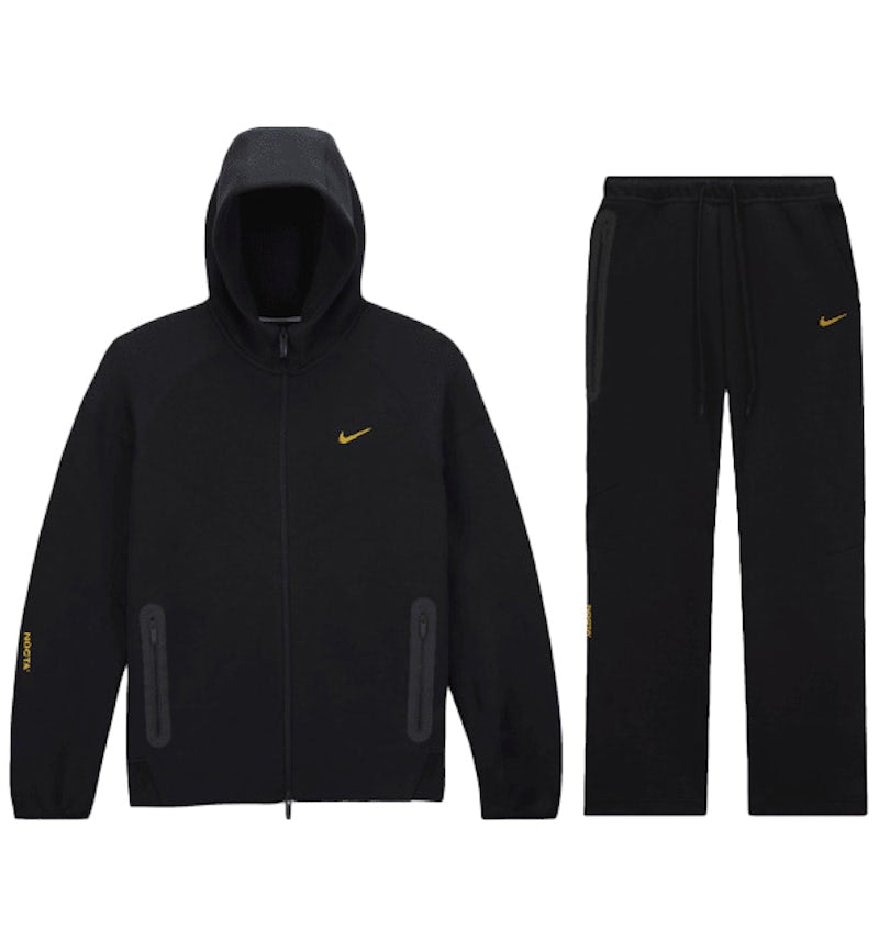Nik x NOCTV Tech Fleece - Ensemble sweat à capuche et pantalon de jogging Noir S