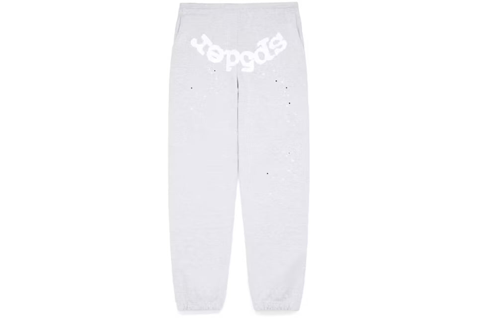 Pantalon de survêtement Sp5der OG Web Gris chiné