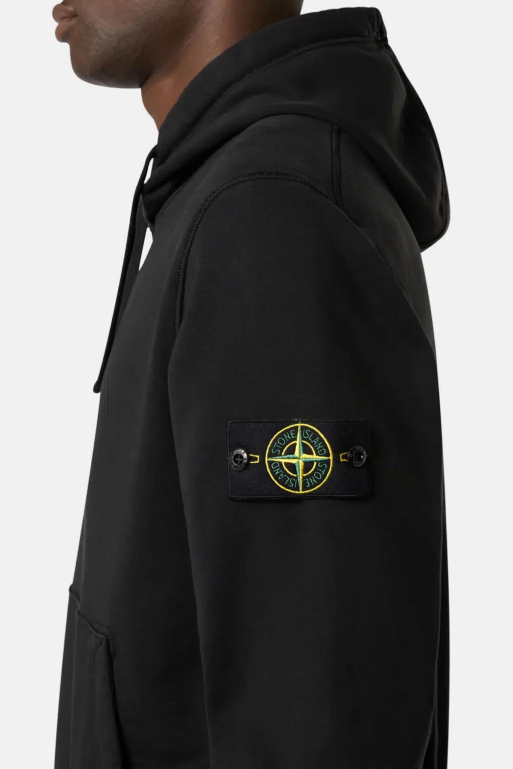 Sweat-shirt zippé à capuche STONE ISLANDE Color Noir S