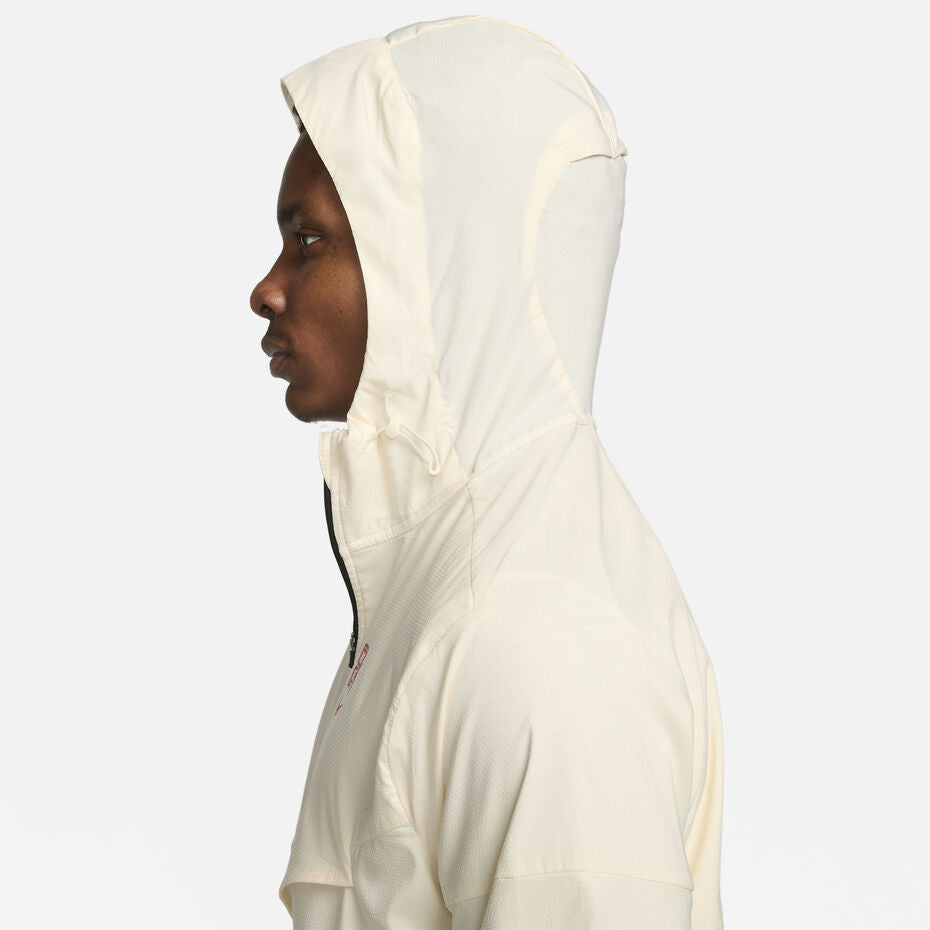 Veste de course Nik Repel Windrunner Crème